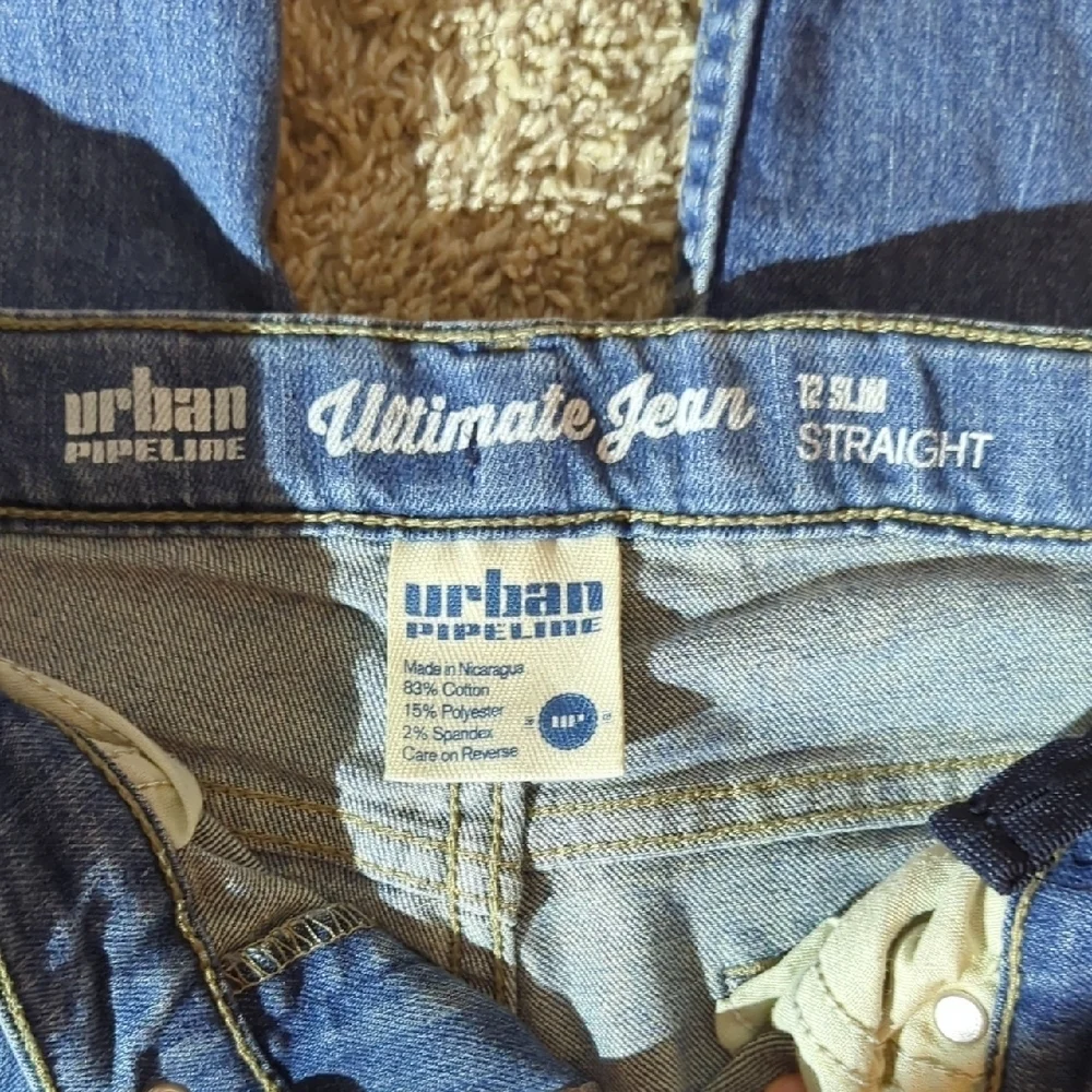 boys Size 12 Sim Blue Jeans